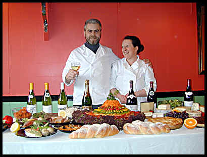 Your Hosts - David Wilson and Anne Doyle.